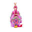Peacock Ornament Clip - Bright Pink