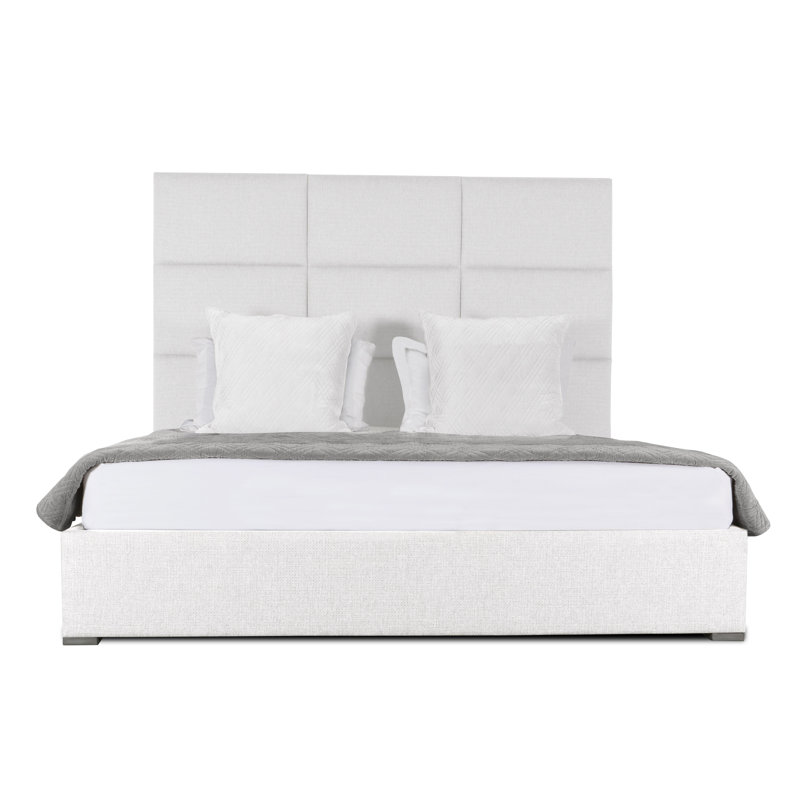 Dezyah Upholstered Standard Bed, King, Off White Revolution®