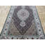 Tapis noir / rouge noué à la main de conception unique 3 pi 1 po x 5 pi 4 po Harrogate