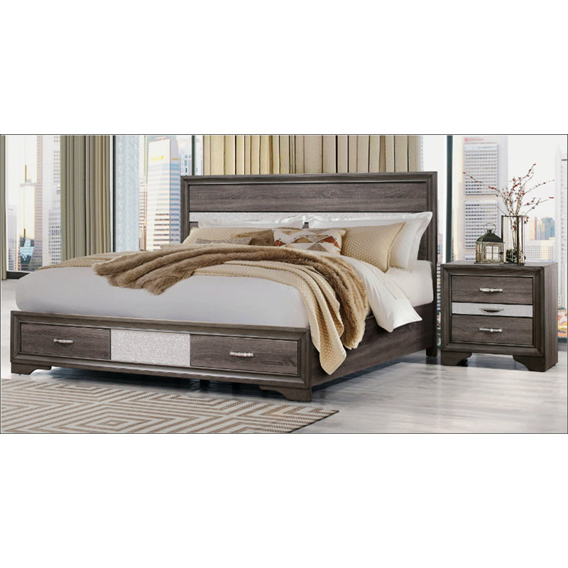 Grey Full Bed, Full