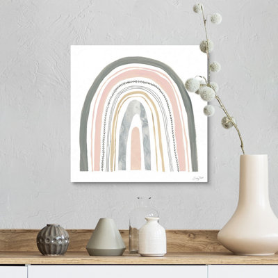 Reproduction d’art sur toile, "Boho Rainbow II" par Courtney Prahl