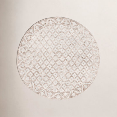 Heath Beige Sage Hand-Woven Geometric Rug