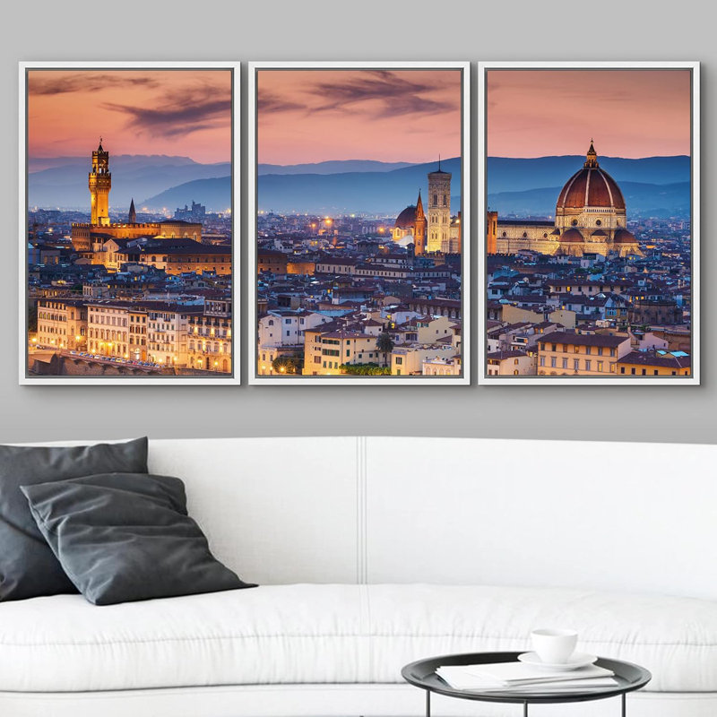 Cathédrale Duomo, coucher de soleil à Florence, Italie, architecture et cartes, paysage urbain, photographie, réalisme, moderne