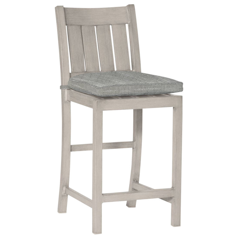 Tabouret de comptoir d'extérieur club 24 po, Welt, Intermix écorce, Huître