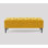 Alyana Wide Tufted Rectangle Ottoman Storage Bench - Upholstery Velvet Shoe Bench with Turned Wooden Legs