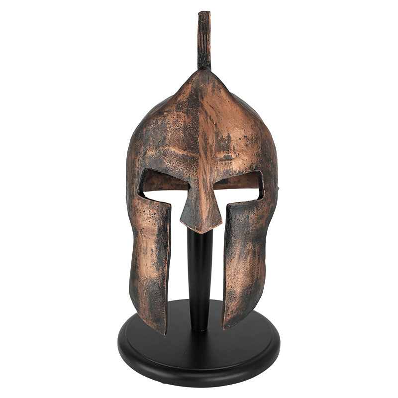 Greek Spartan Helmet Figurines & Sculptures
