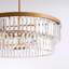 Lustre tambour en cristal 6 lumières Machela