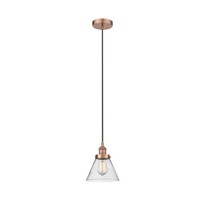 Luminaire suspendu conique à 1 lumière Buckholts