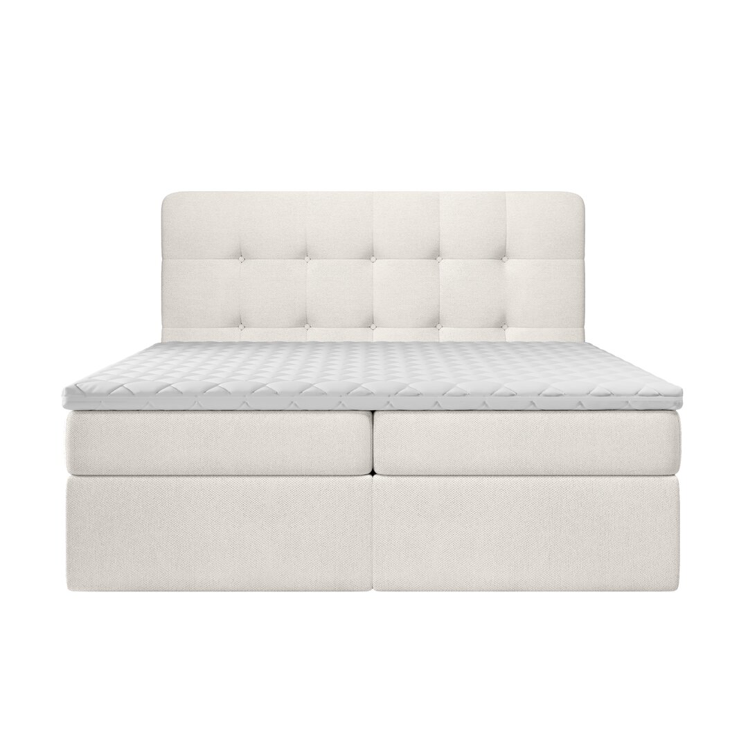 Boxspringbett Lauhlin mit Topper und Bettkasten