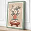 Flowers on a Stool Botanical 1 Piece Wrapped Canvas Wall Art-1326058265-1326058275