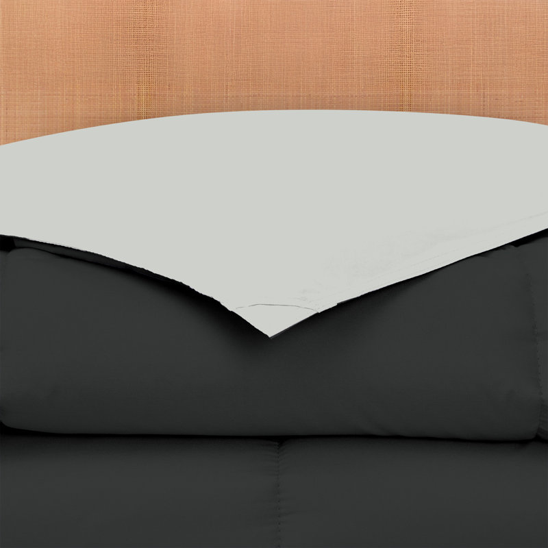 Modern Threads Sanctuary by PCT Down Alternative Microfiber Quilted Reversible Comforter & Duvet Insert - Soft, Comfortable Alternative to Goose Down - Bedding for All Seasons