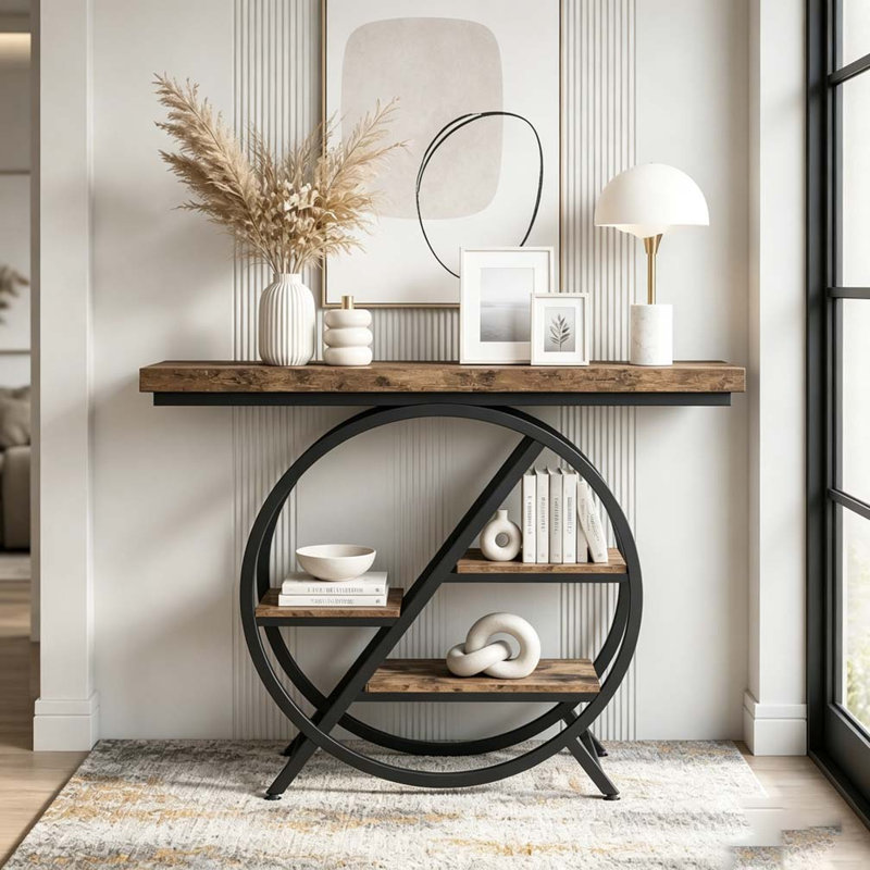 Console, table de vestibule fonctionnelle