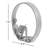 Krahn Encircled Reader Iron Figurine