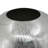 Stylish Silver Streak Aluminum Vase, Lightweight and Durable for Modern Decor-723426242