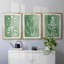 Toile encadrée de qualité supérieure Green Botanical I - prête à être accrochée-69982864-69982865
