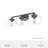 Hunter Saddle Creek 3 Light Vanity Wall Light Fixture-73725850-90546864