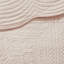Ensemble de courtepointe réversible à bord festonné 3 pièces Blush Full / Queen-117515428-117515425