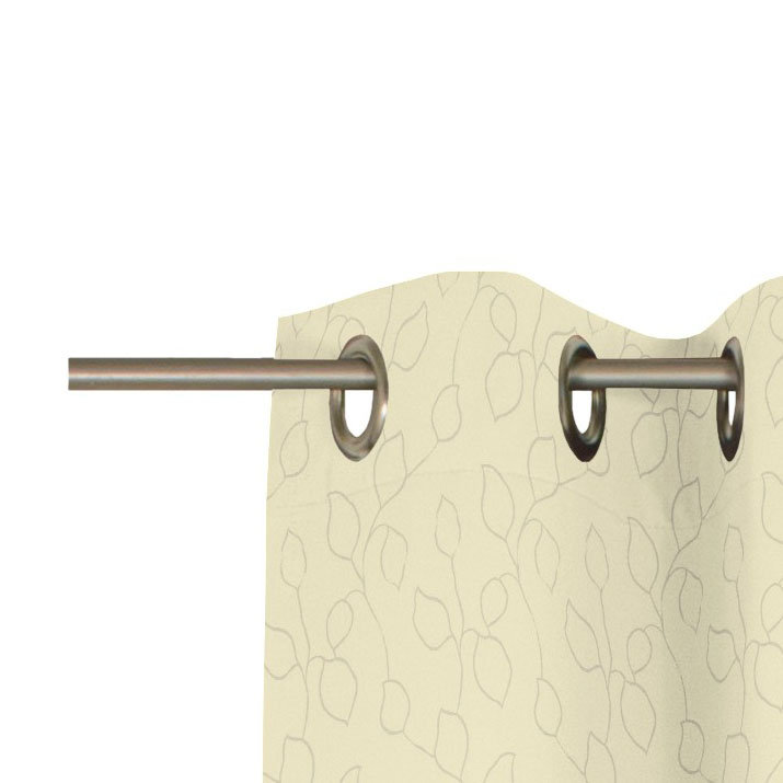 Valeriani Room Darkening Single Curtain Panel, Natural Brown, 175cm H x 132cm W
