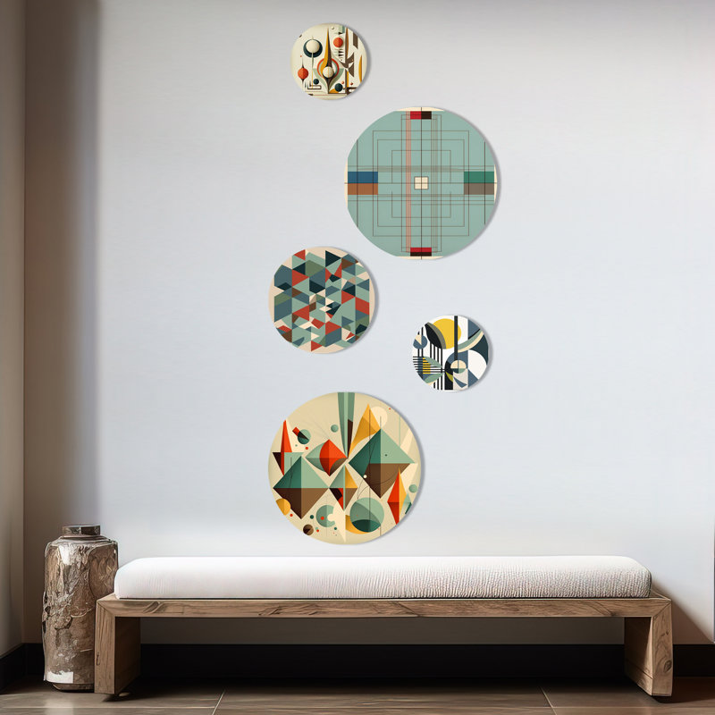 Décoration murale Mid-Century Retro Dimensions III - Modern Midcentury