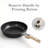 Caannasweis 3-Piece Detachable Handle Nonstick Fry Pan Set with Glass Lids – Space-Saving Cookware Set-123354689