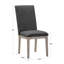 Chaise de salle à manger rembourrée en lin Irving Place Parsons-537581935-619587439