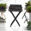 Set Of 3 Brown Garden Flower Trays On Stand-1806087364