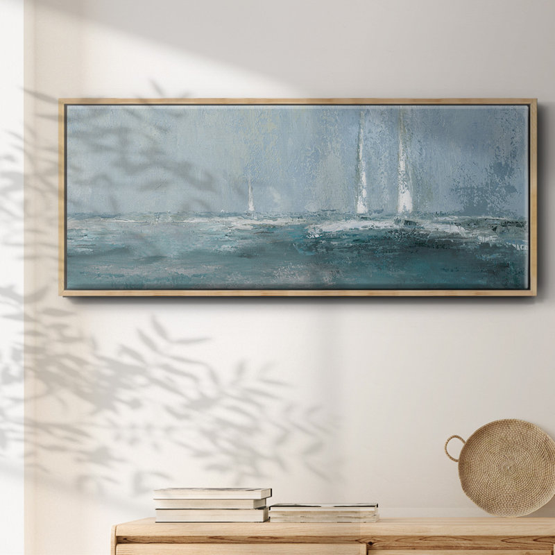 " Headed Out ", 24" H x 60" W x 1.5" D, Natural