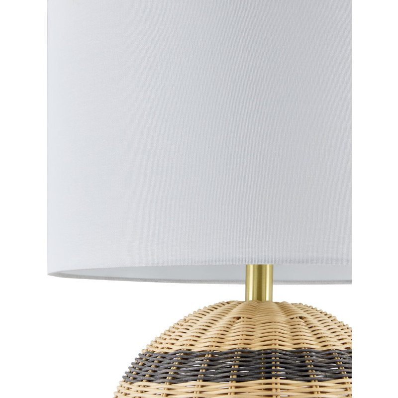 Cabado Table Lamp, Natural/Gray