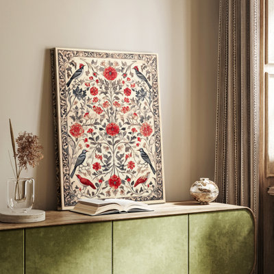 Série WG-MRRIS CCXII - Toile tendue avec châssis Premium - Prêt à être accroché