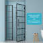 Porte de douche l 34 po x H 72 po Moderne minimaliste