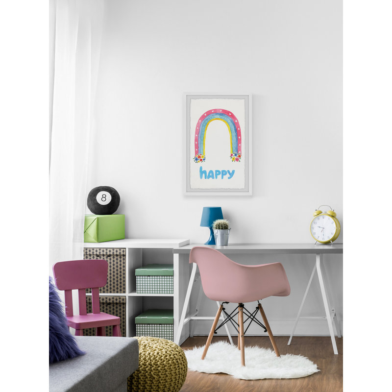 «Gattis Happy Rainbow», reproduction encadrée, H 24 po x l 16 po x P 1,5 po