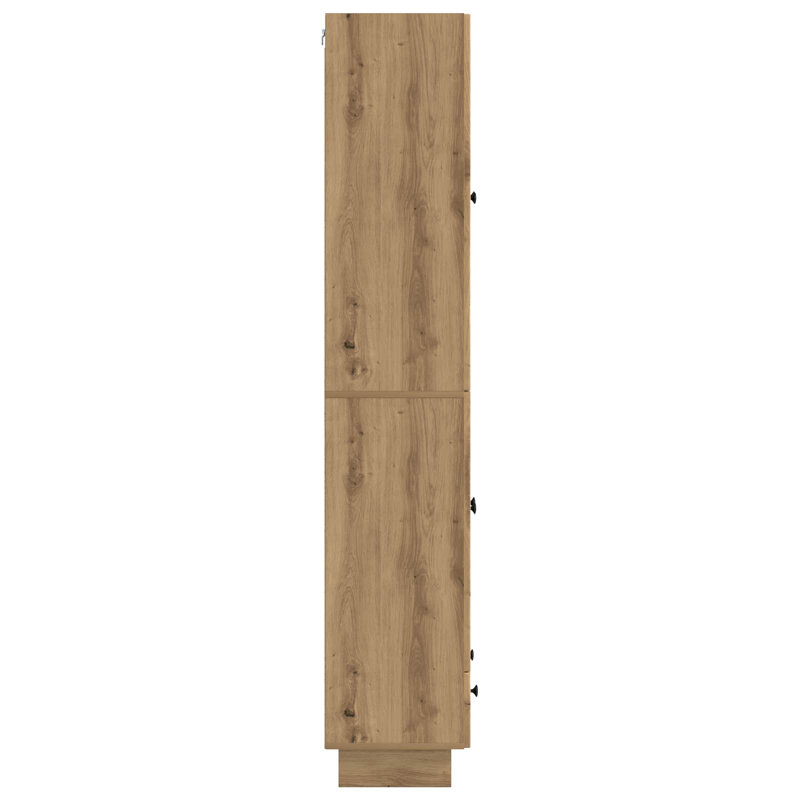 4 -Door 3 Storage Cabinet, Artisan Oak