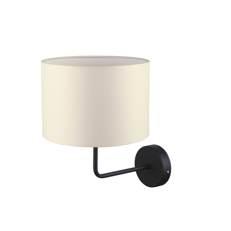 Erandy Wall Sconce, Ecru, Black