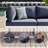 Rosamond 6 - Person Modular Patio Conversation Set with Cushions-1216060953