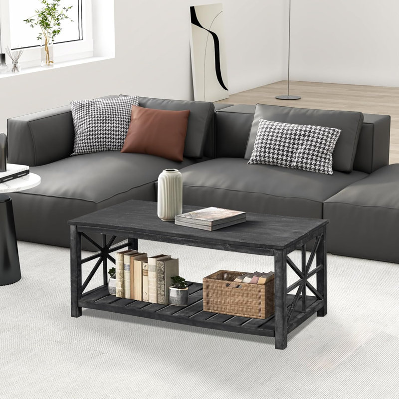 Doireann Coffee Table, Antique Black