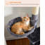 Arbre à chat avec grand perchoir supérieur, hamac moelleux, tablettes pour chat et pompon suspendu, poteaux à griffer pour chat et 2 maisonnettes-271127380