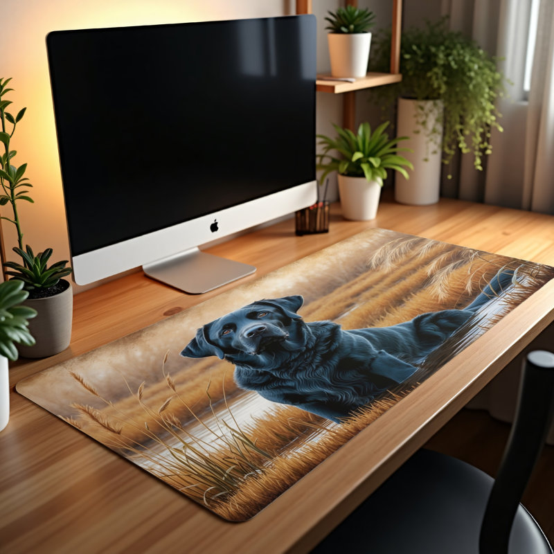Polyester Desk Pad, 14.4x12.1