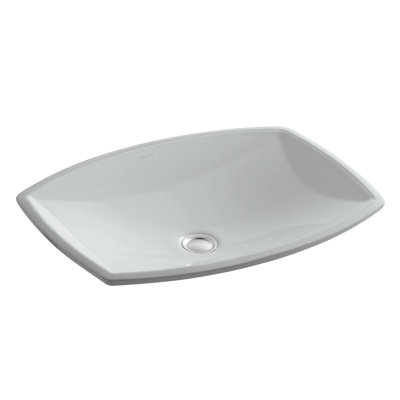 Lavabo de salle de bain sous-comptoir en céramique avec trop-plein Kelston®