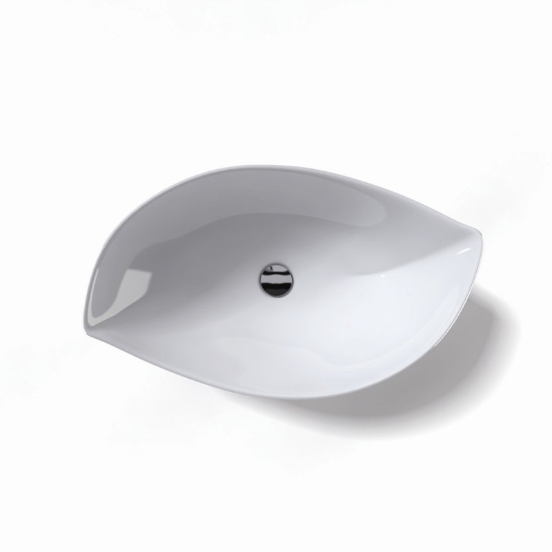 Ceramica 25.5'' L Bathroom Sink