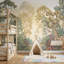 Papier peint amovible botanique Misty Forest-2132737424-2132737429