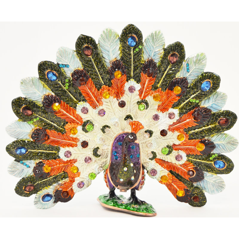 Fan Metal Decorative Box