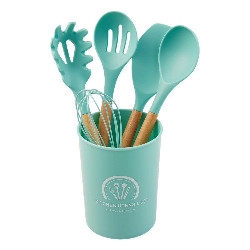 Living And Home Utensil Set, Dark Green