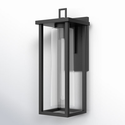 Nightingale Single Light Rectangle Outdoor Aluminum Wall Light