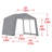 Scotts Storage Shed 10 x 10 x 8’ Green Peak