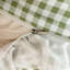 Ensemble de housse de couette à volants Gingham, ensemble de housse d'édredon à carreaux en microfibre prélavée-126276603-126276599