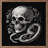 Skull And Snake Black-1099203127