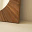 Solid Wood Square Mirror