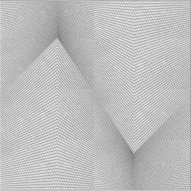 Tapis zone grise à motifs, Carré 5 pi
