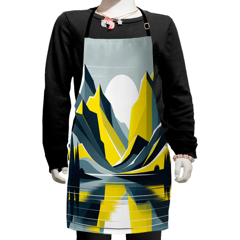 No Pattern Bib Apron