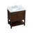 Scottsbluff 30'' Single Bathroom Vanity with Engineered Marble Top-2001787122